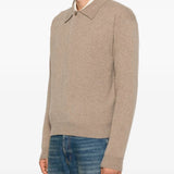 Tan top worn by a person, showing the top fit