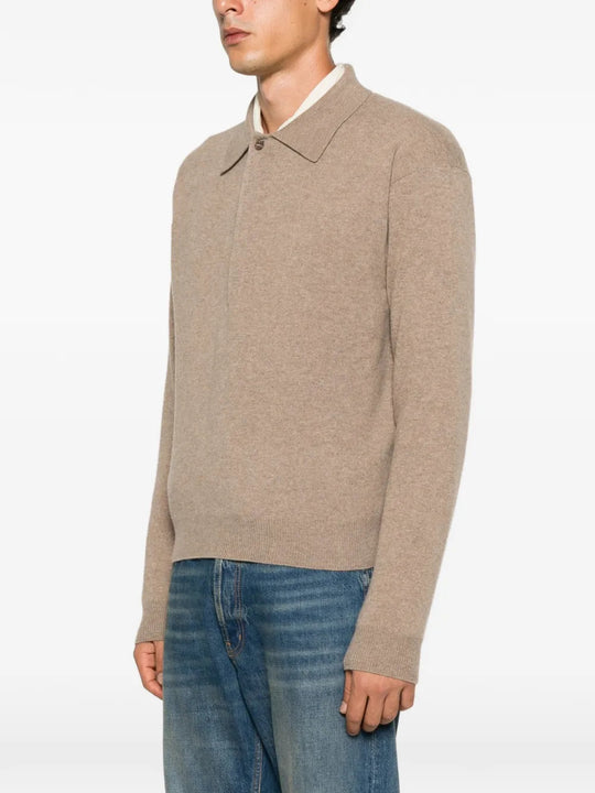 Tan top worn by a person, showing the top fit