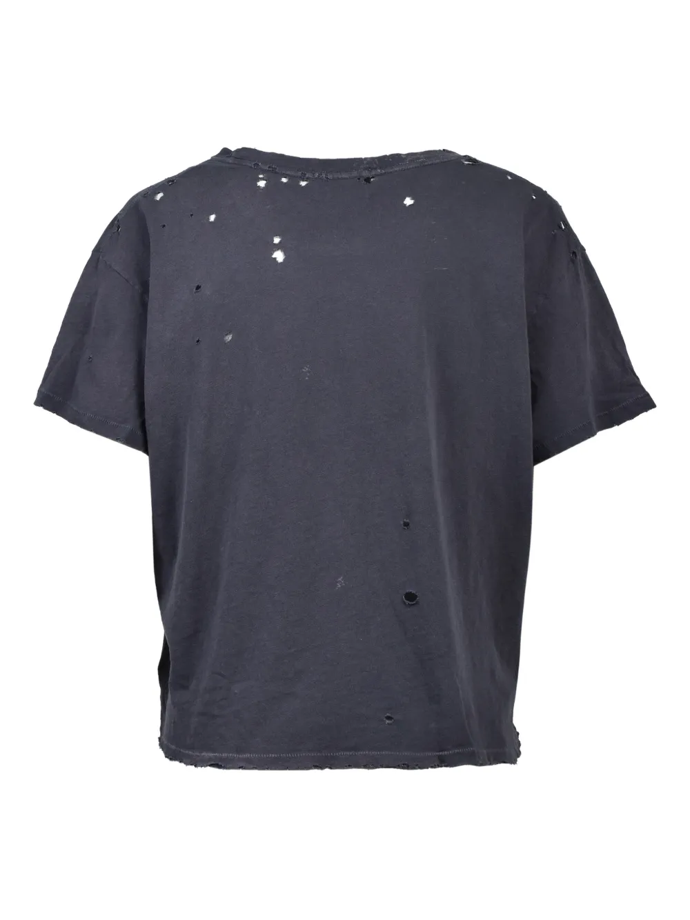 gray T-shirt,back view