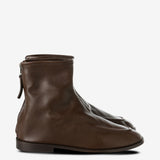 Brown boots, front view