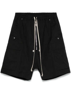 RICK OWENS - Men Heavy Cotton Cargobela Shorts