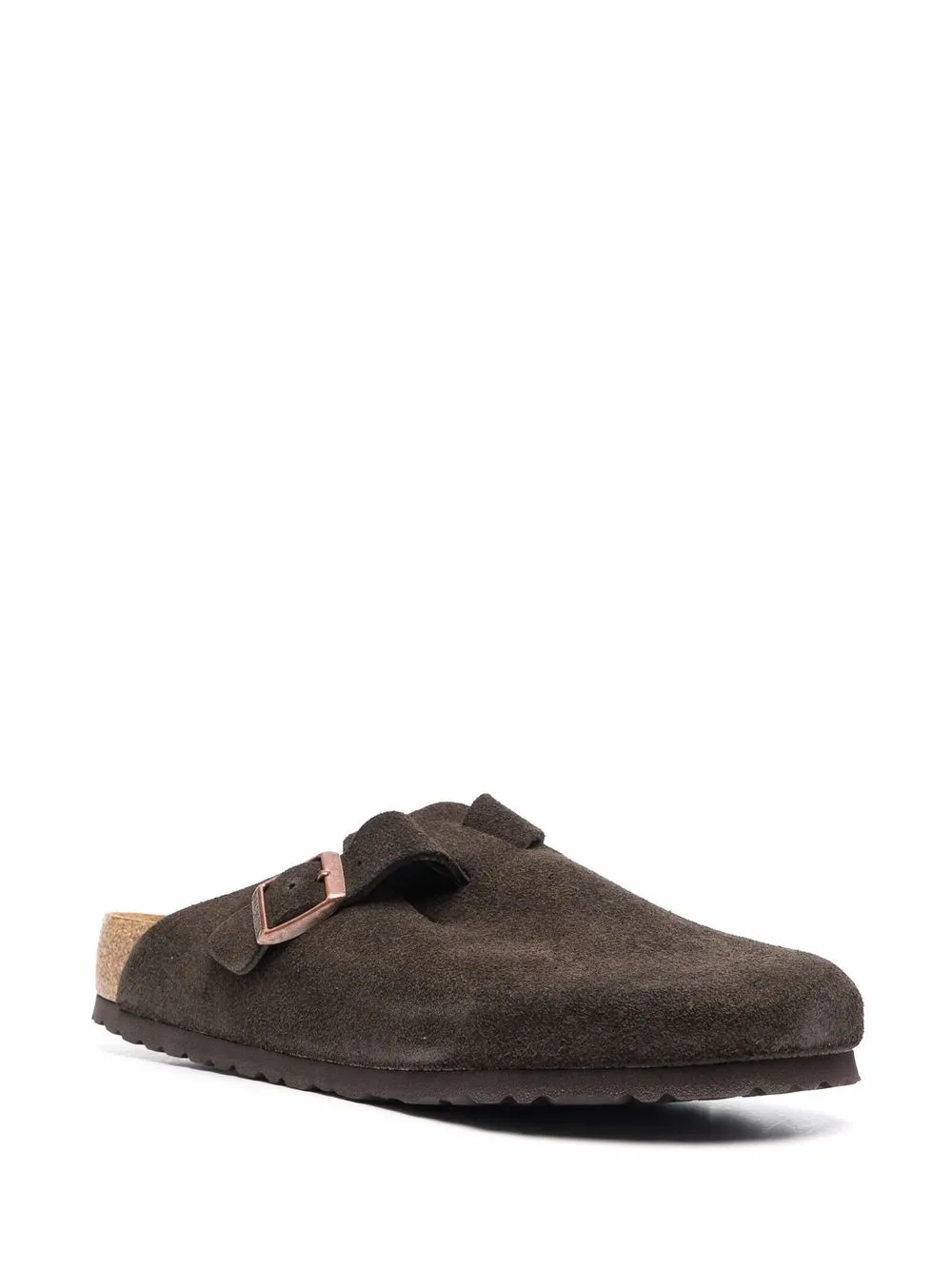Brown sandals,side view
