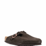 Brown sandals,side view