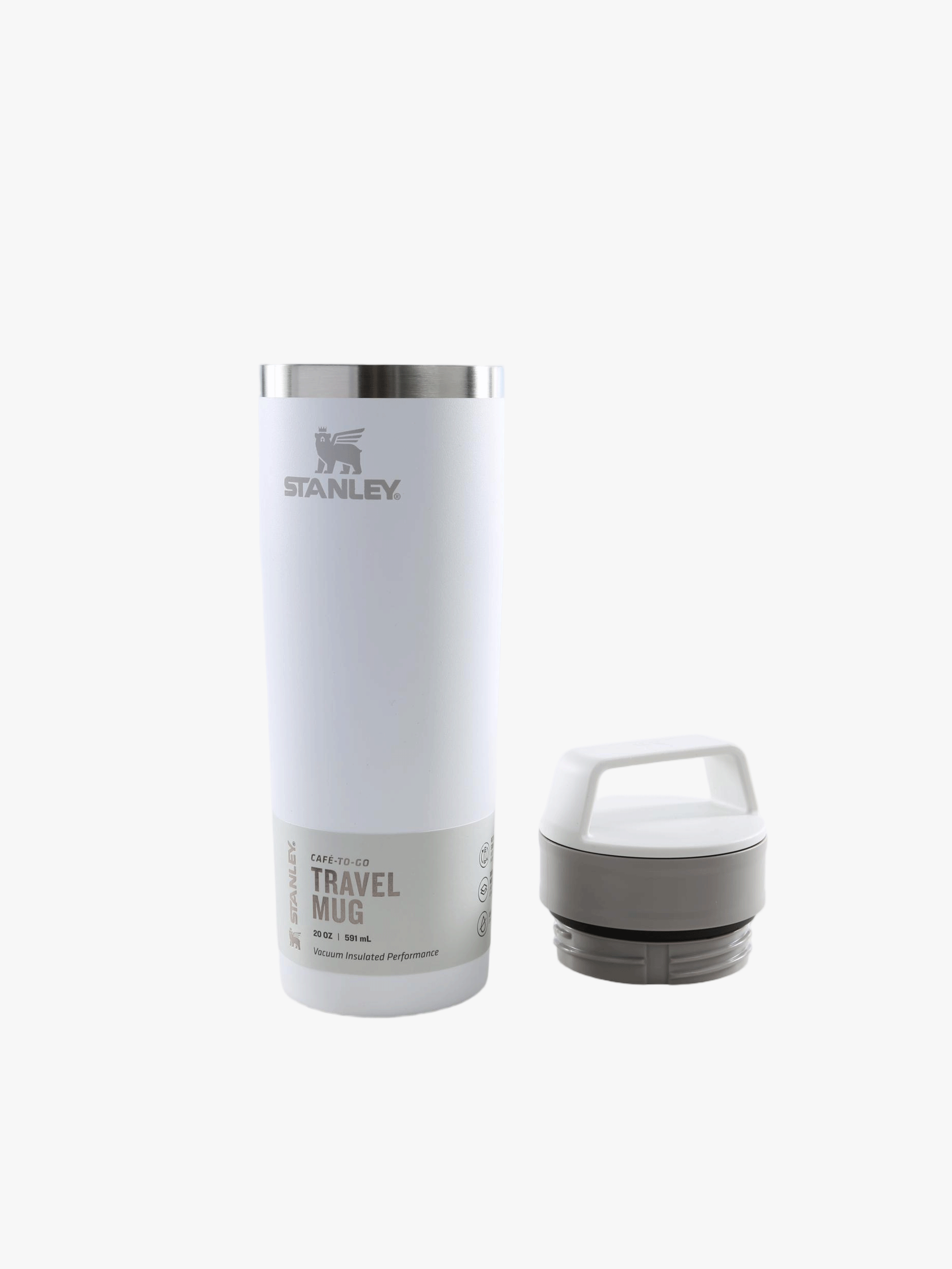 White cup, front view