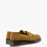 Tan shoes, side view
