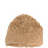 Tan hat, front view