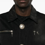THUG CLUB - Men Iron Steel Focus Denim Jacket