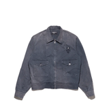 Navy jacket, front view