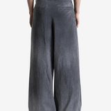 Grey pants, full body view