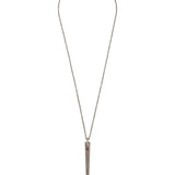 PARTS OF FOUR - Big Spike Necklace (0.5 CT, Single Ruby Slice, DA+RUB)