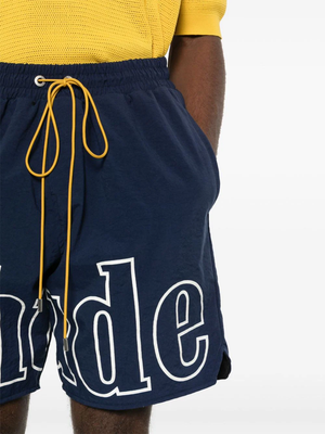 RHUDE Men Logo Track Shorts