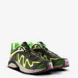 Green sneakers,side view