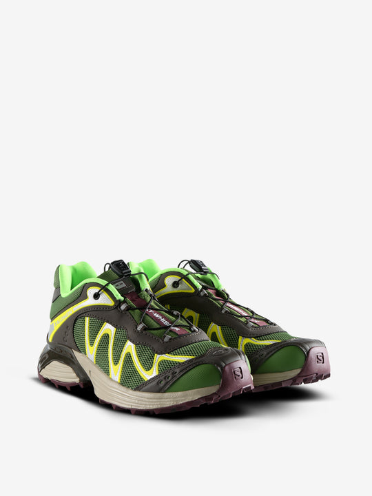 Green sneakers,side view