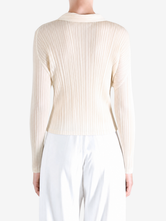 Tan jacket, full body view