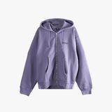 Purple hoodie,front view