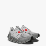 Grey sneakers, side view