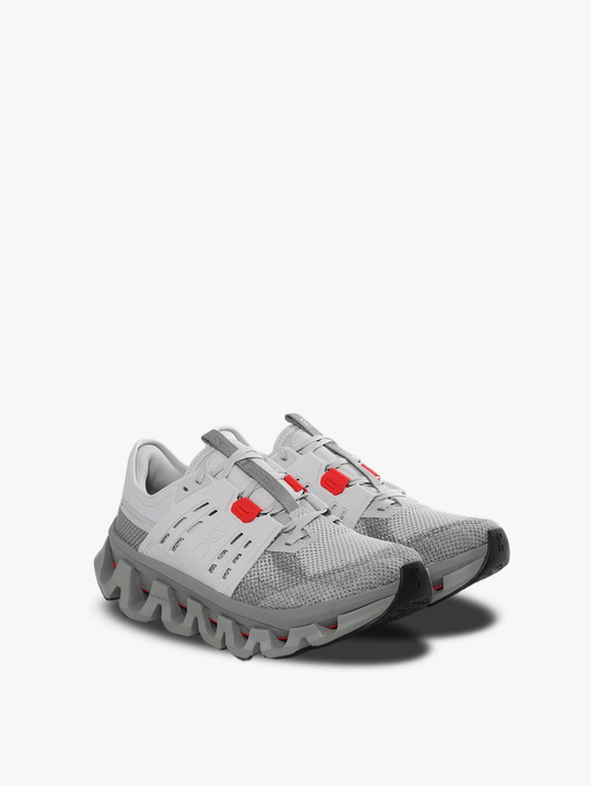Grey sneakers, side view