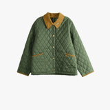 Green jacket, front view
