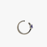 Purple accessories, front view