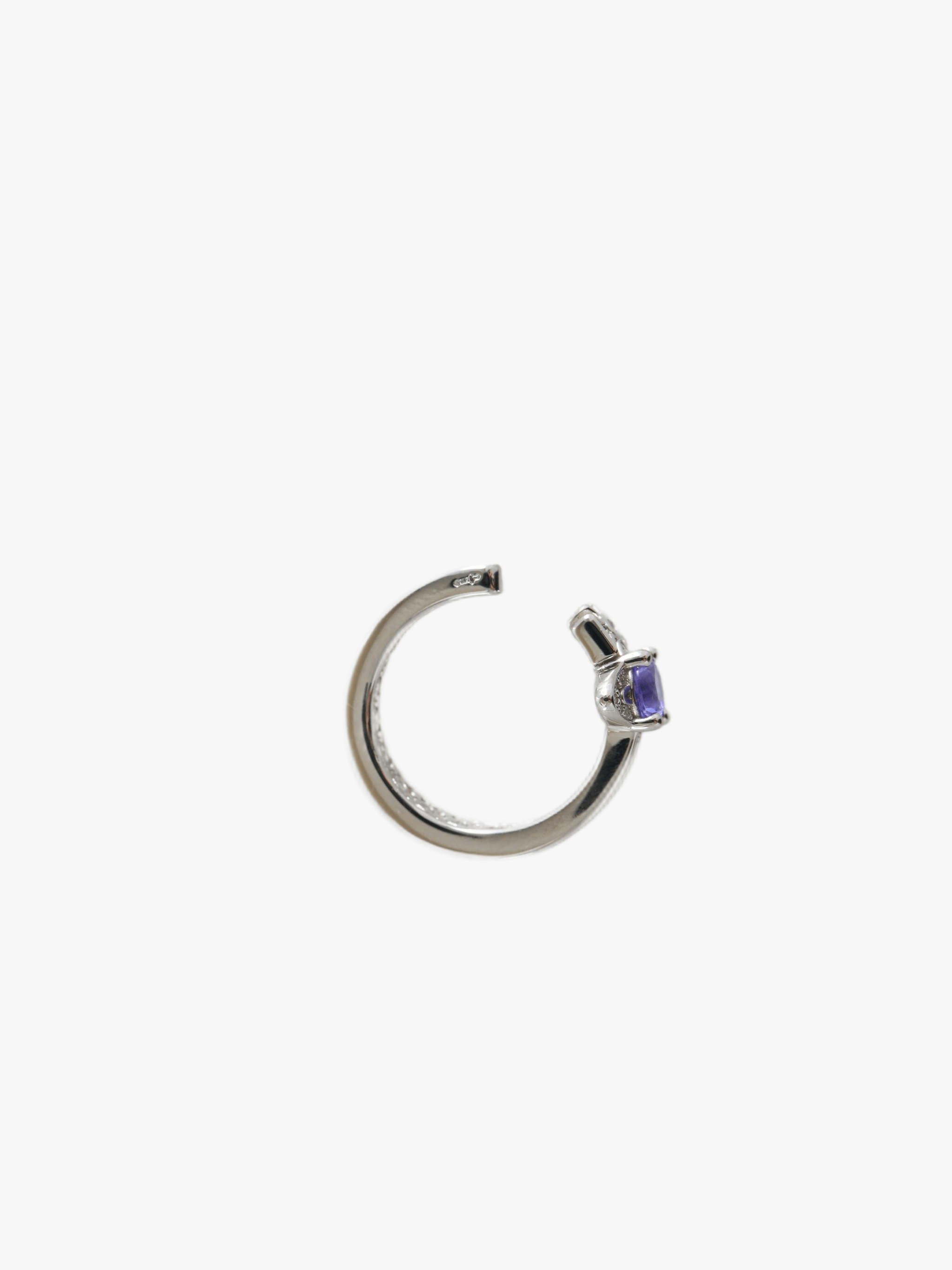 Purple accessories, front view