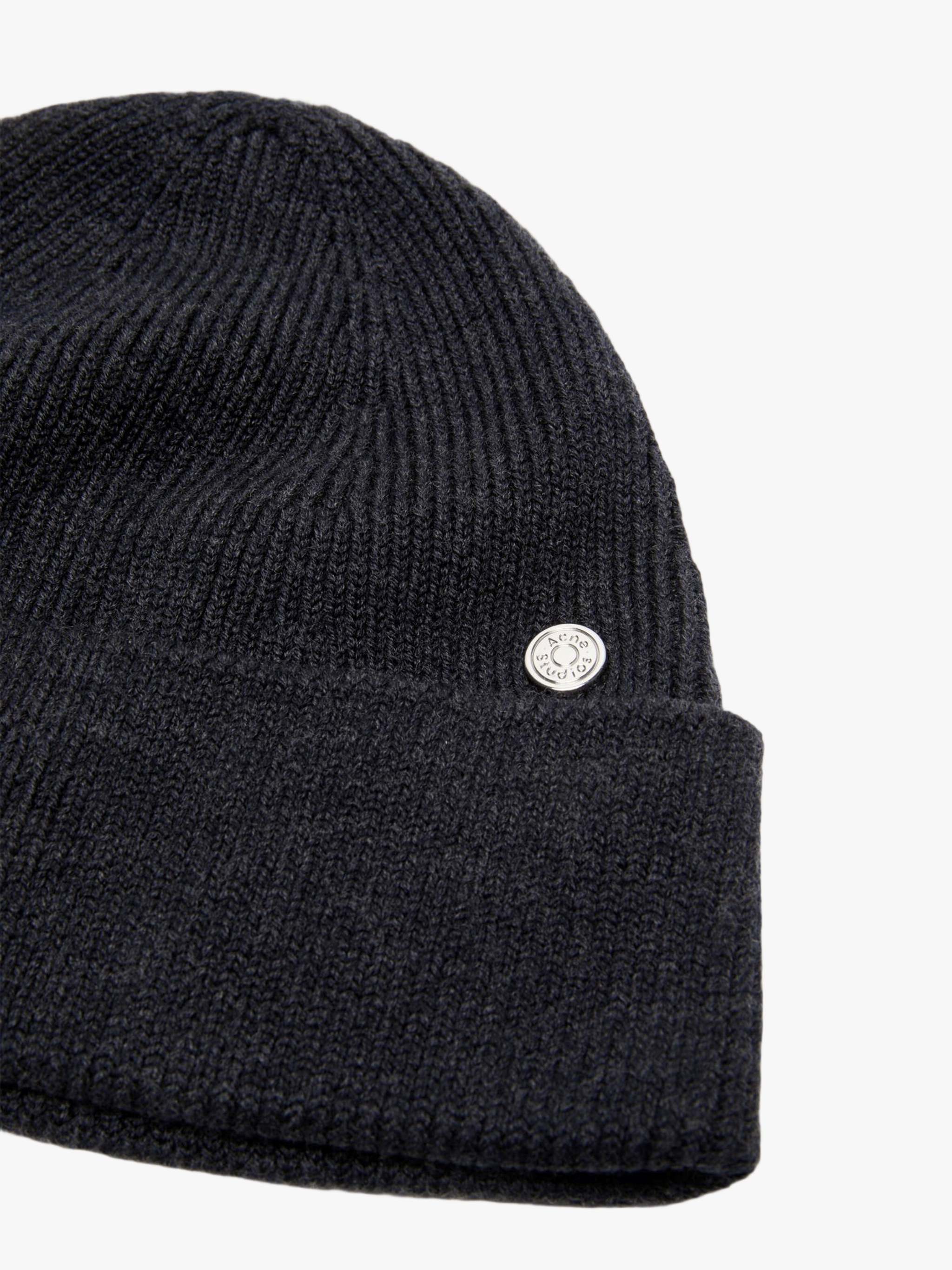 Close up of Black hat, showing detail