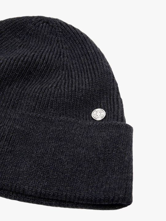Close up of Black hat, showing detail