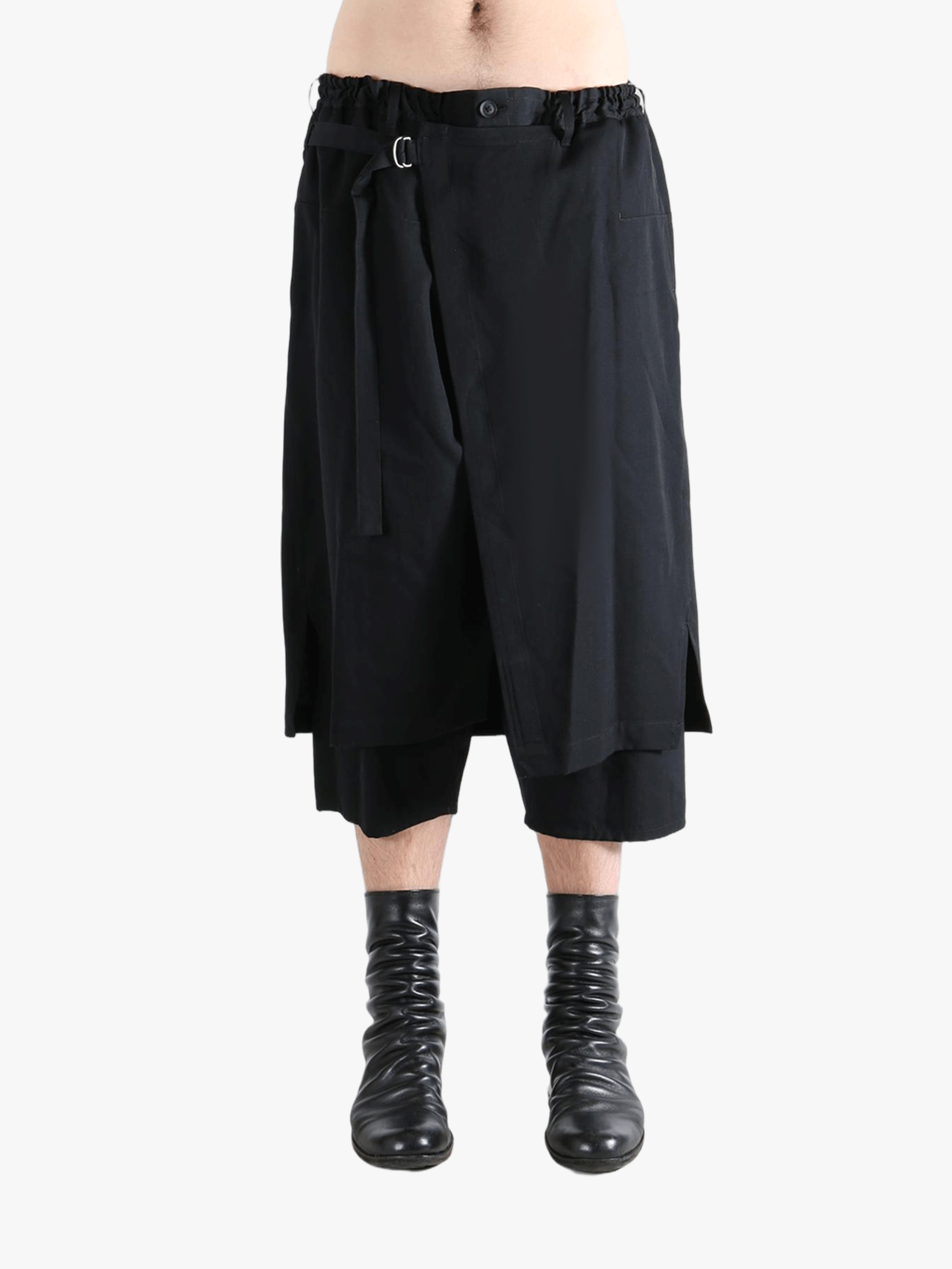 14ss Yohji Yamamoto Pour homme ラップパンツ YOHJI YAMAMOTO POUR HOMME - Men Standard Wrap Pants – Atelier New York