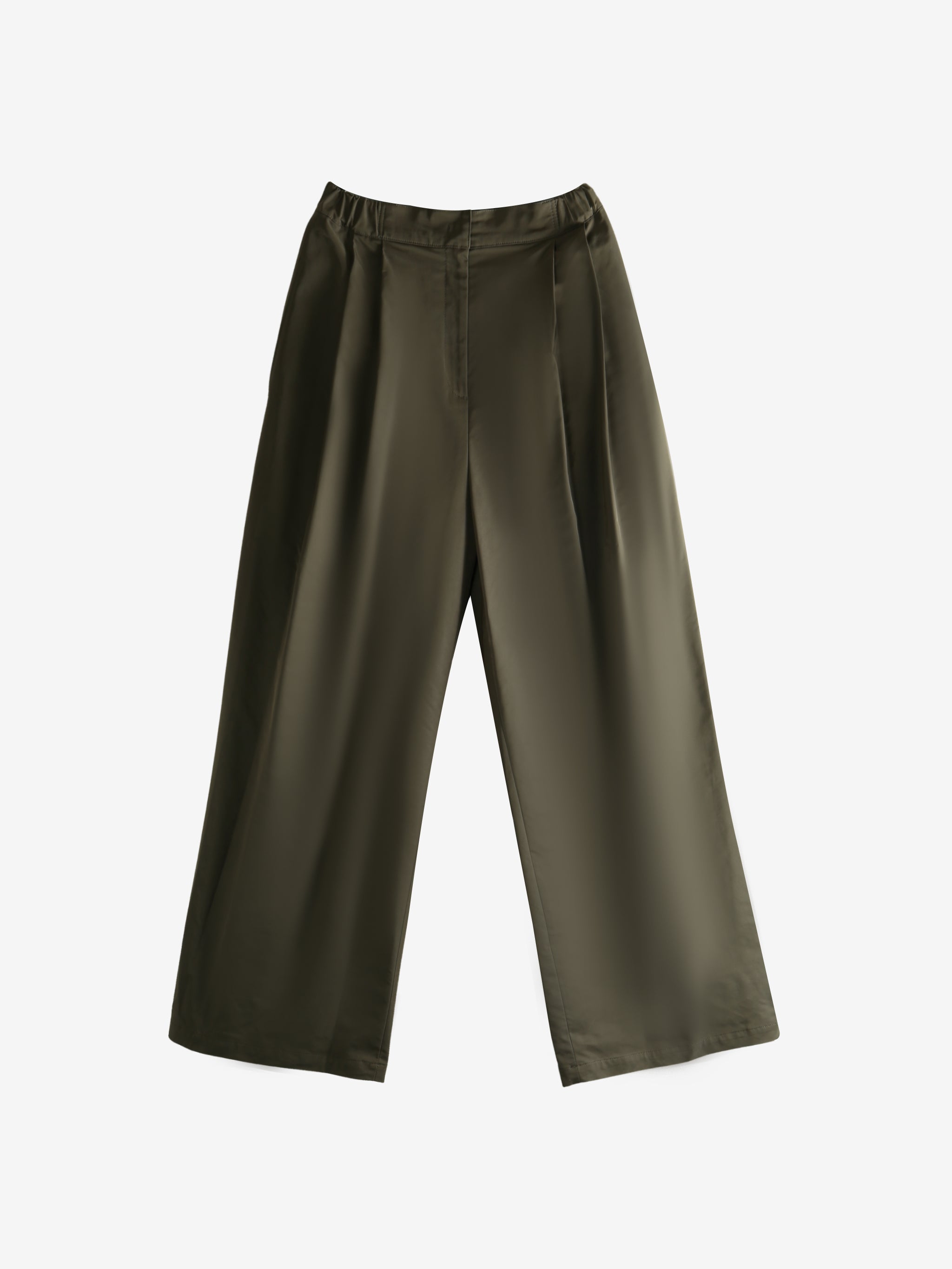 Green pants,front view