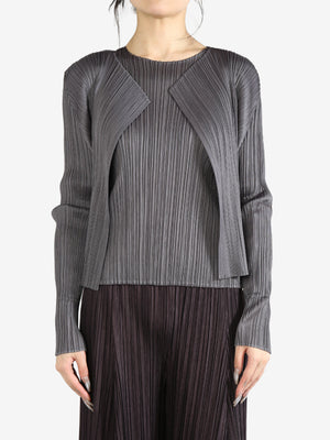 PLEATS PLEASE ISSEY MIYAKE - Women Monthly Colors : September Cardigan