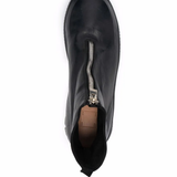 Black boots, front view