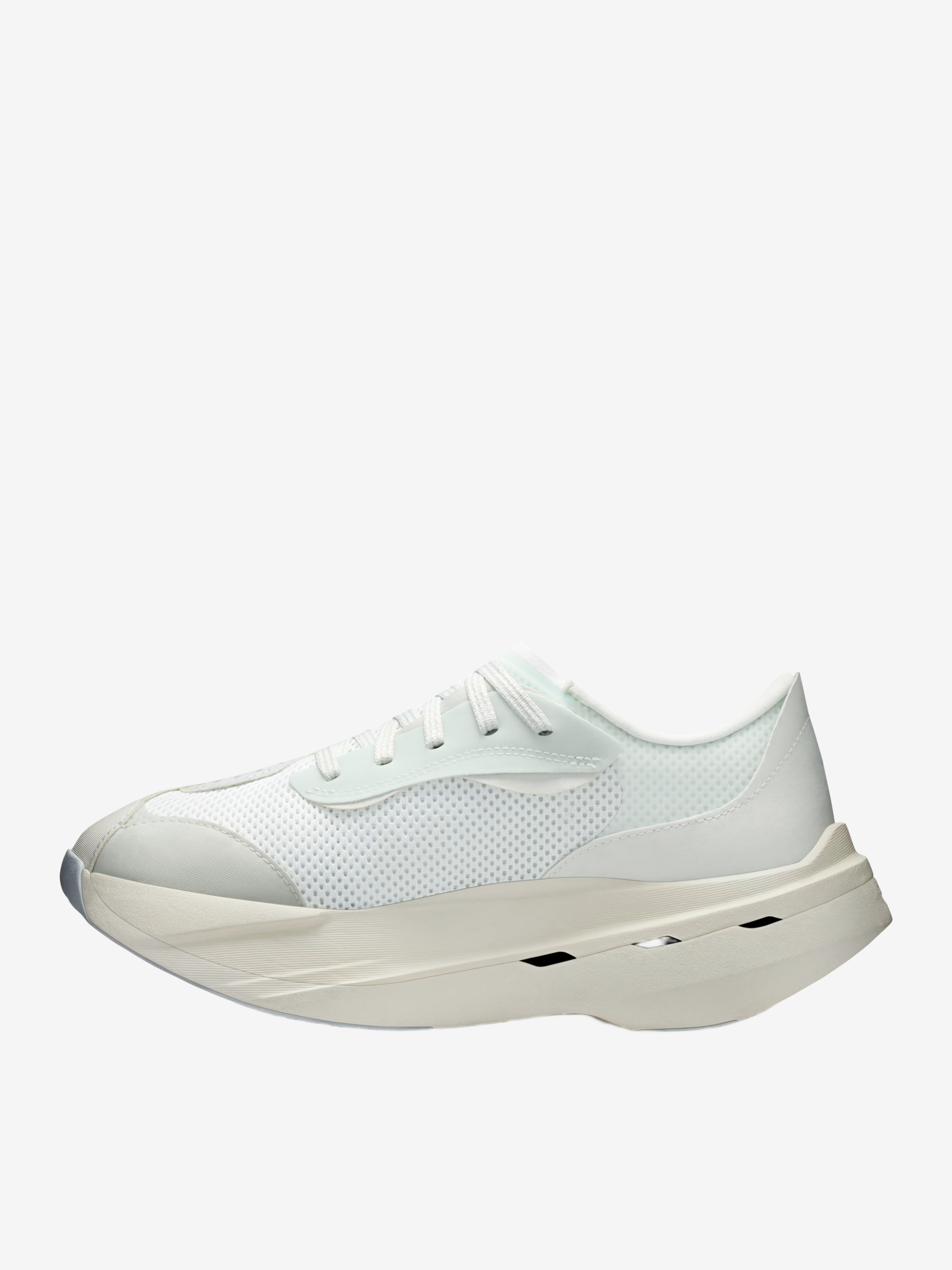 White shoes, side view