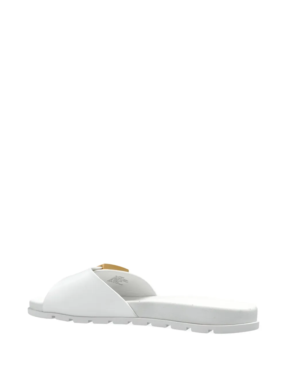 White sandals, side view