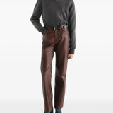 Grey knitwear, full body view