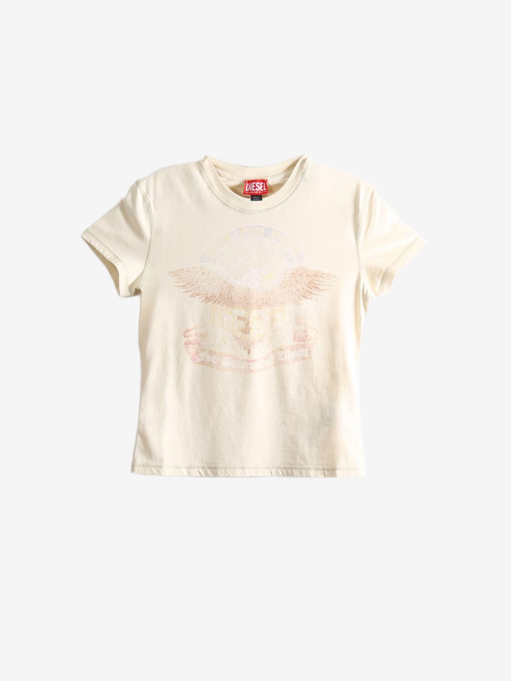 Tan t-shirt, front view