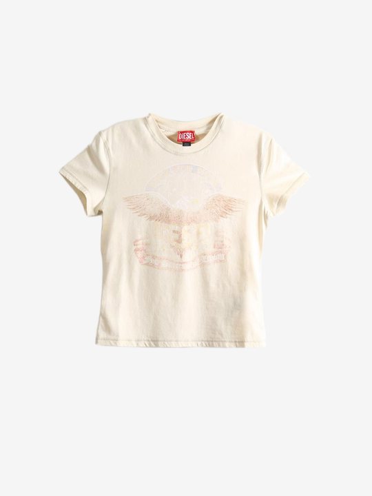 Tan t-shirt, front view