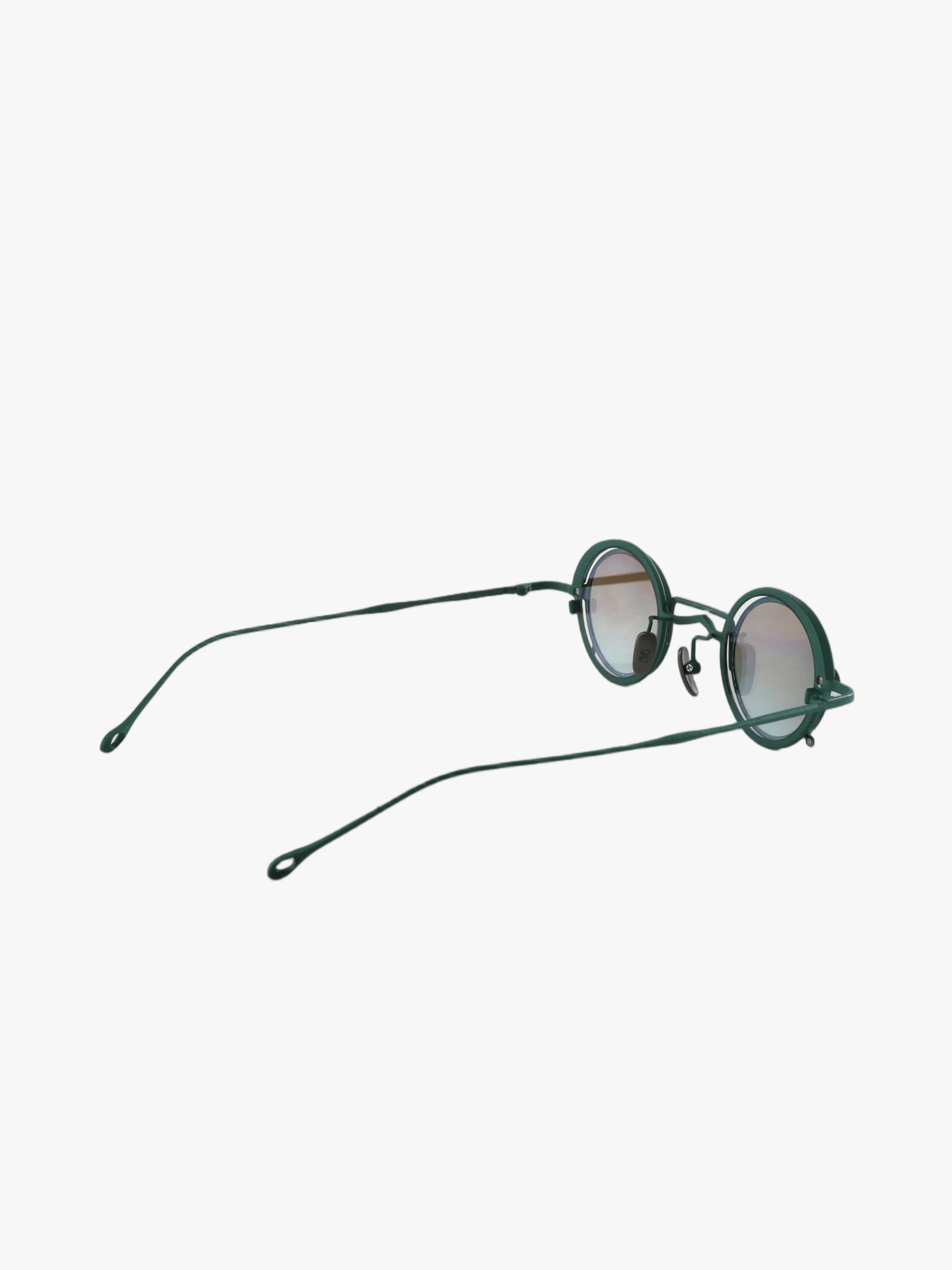 Green eyewear, front view