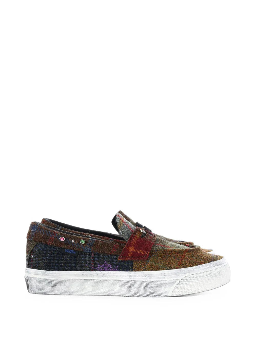 Brown shoes, side view