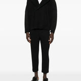 Black blouson, full body view