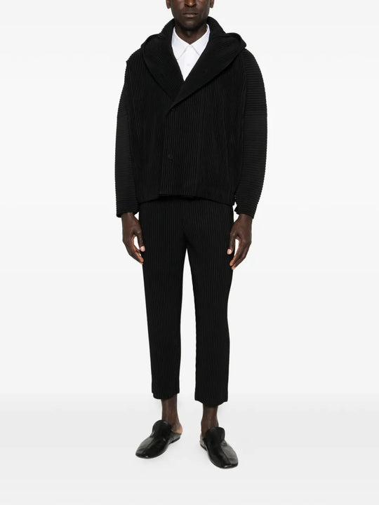 Black blouson, full body view