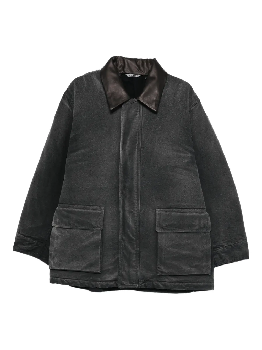 AURALEE - Men Product Dyed Organic Cotton Duck Blouson Jacket