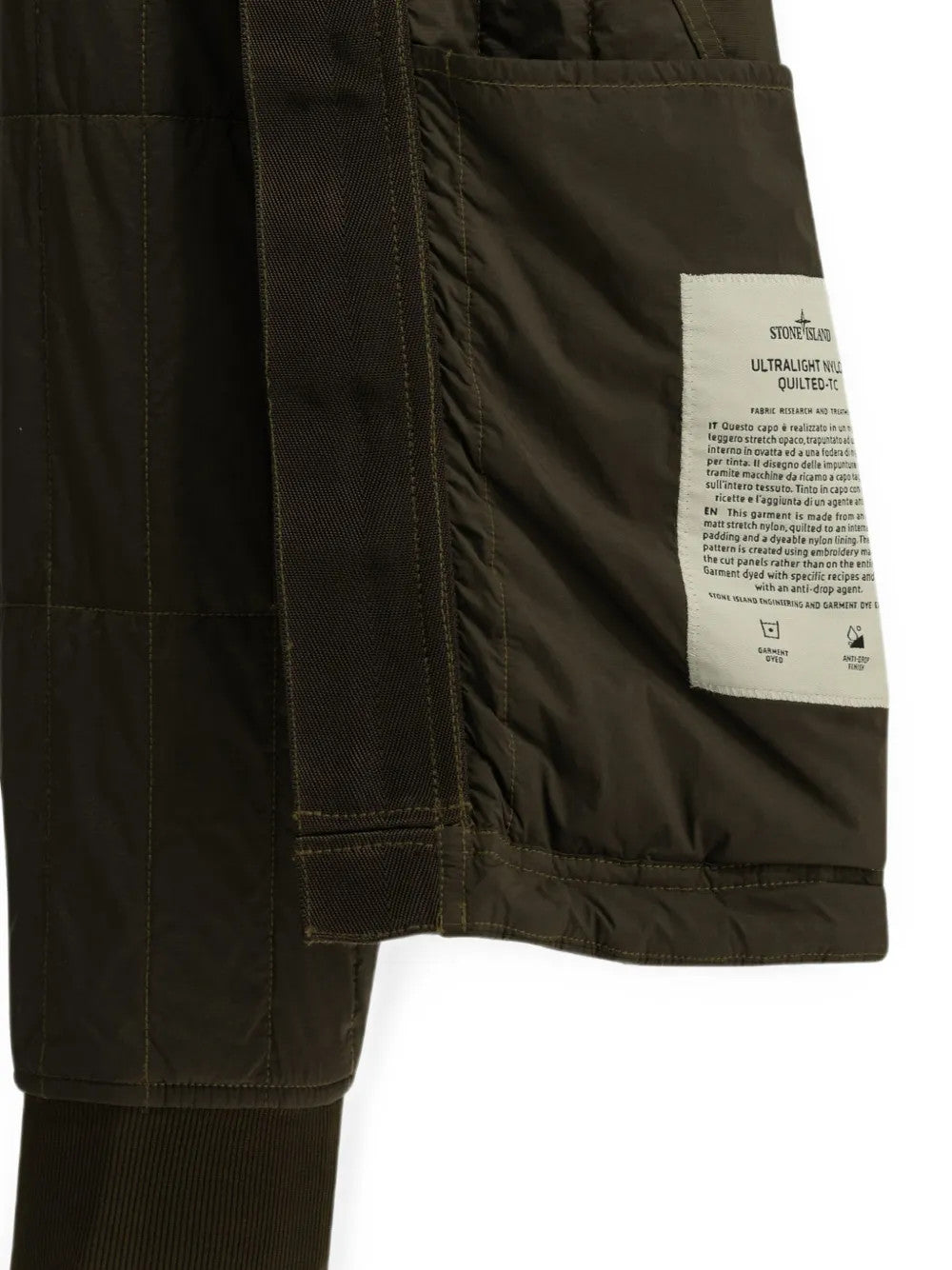Green jacket, front view