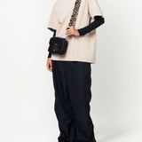 Black accessories, front view