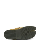 Close up of Tan sandals, showing detail