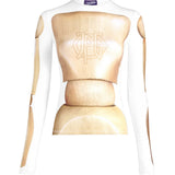 Tan top, front view