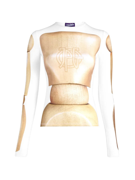 Tan top, front view
