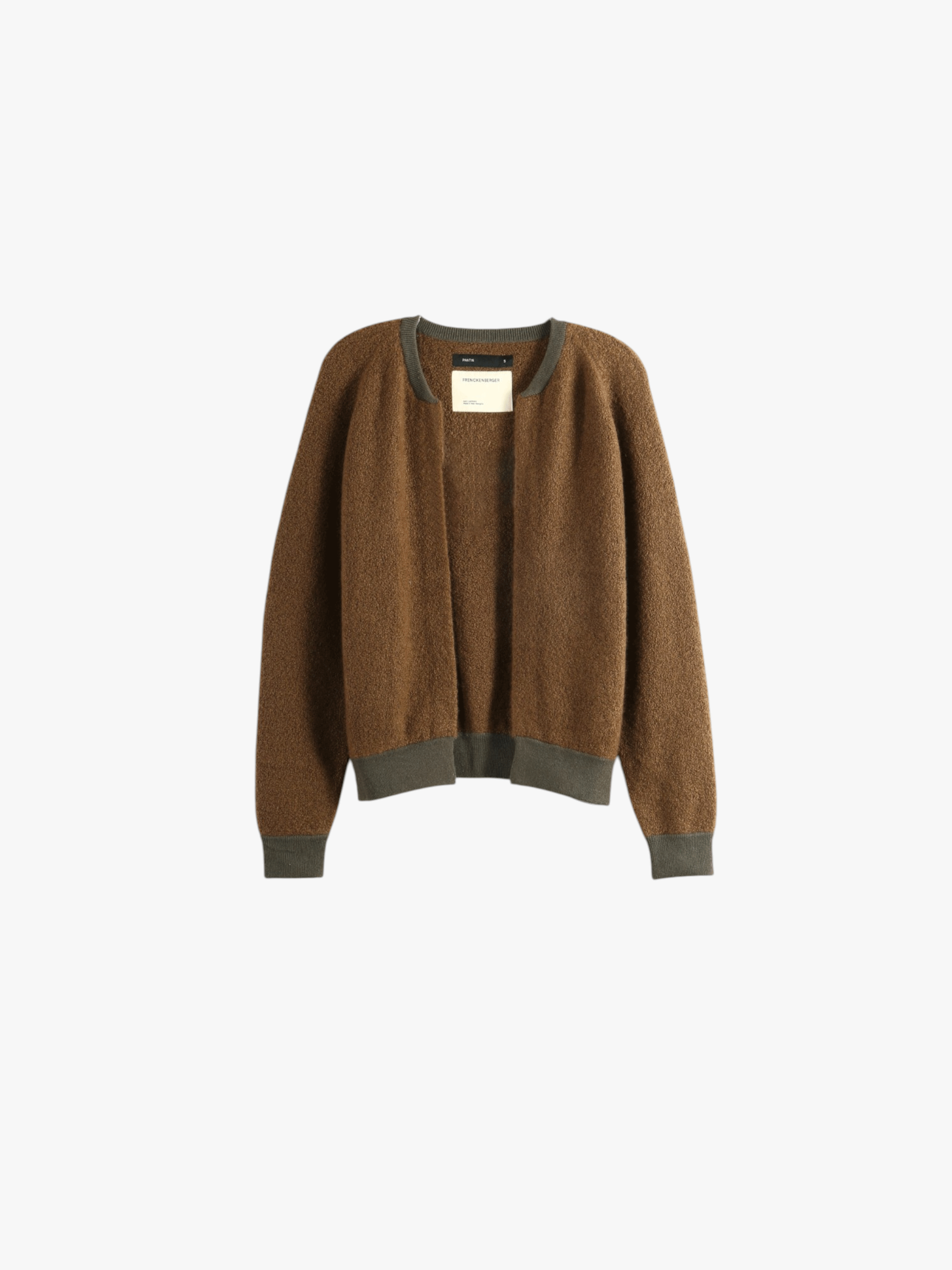 Brown jacket, front view