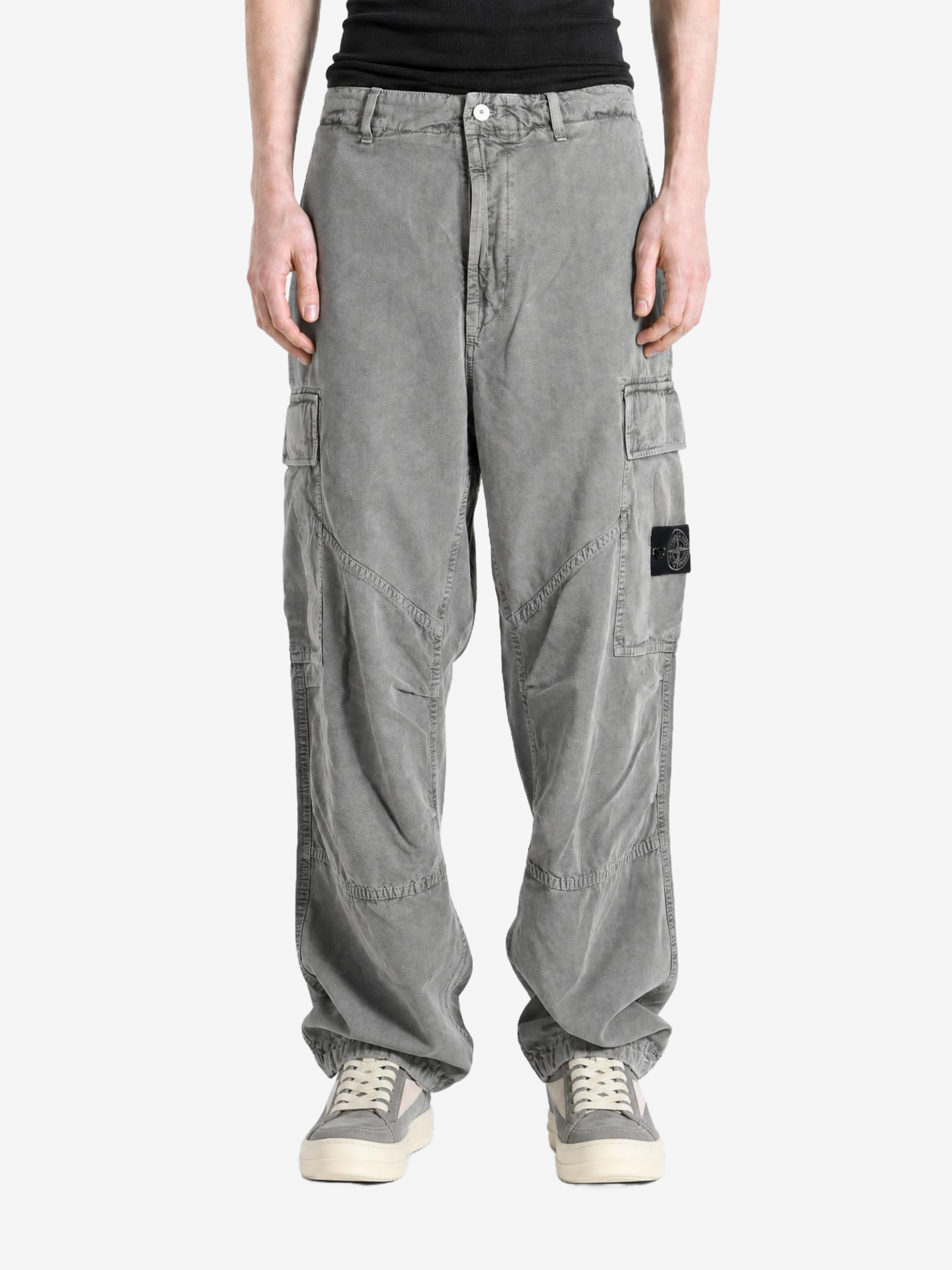 Grey pants, front view