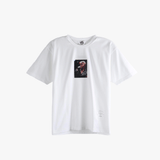 White t-shirt, front view