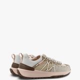 Tan shoes, side view