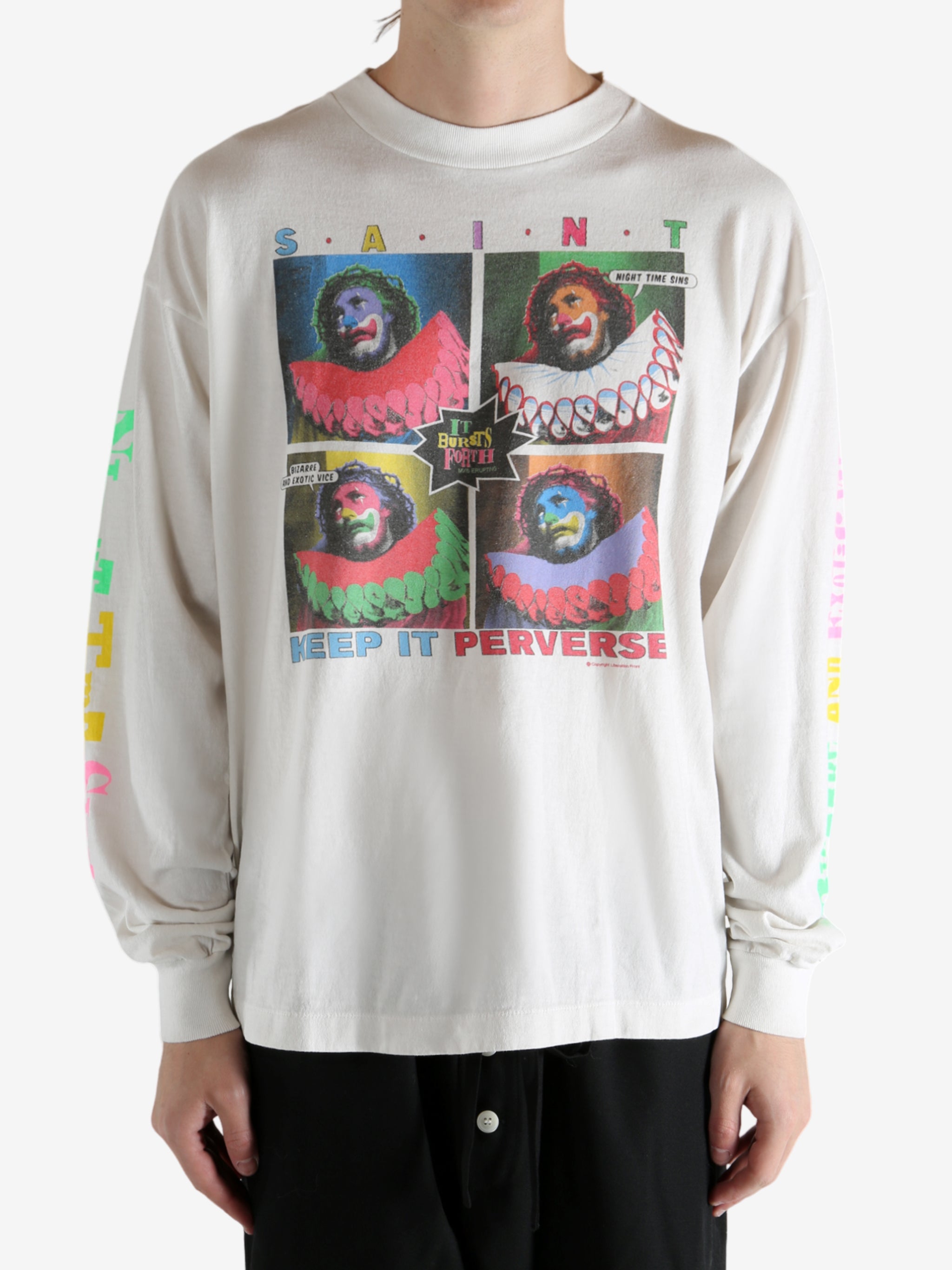 White t-Shirt worn by a person, showing the shirt's fit